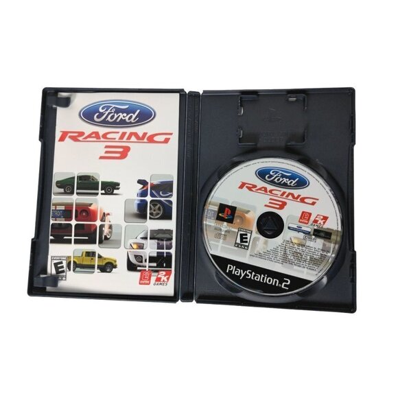Ford Racing 3 (Sony PlayStation 2, 2005) Game, Manual & Case - Picture 3 of 3